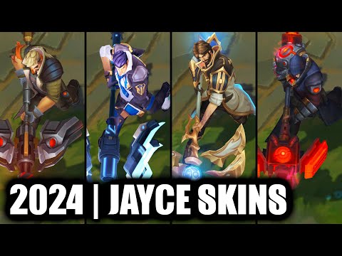 ALL JAYCE SKINS SPOTLIGHT 2024 - Arcane Survivor Jayce Newest Skin | League of Legends