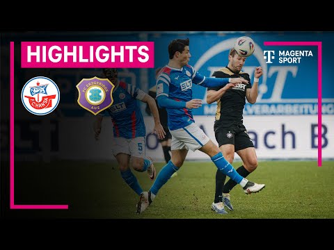 Hansa Rostock - Erzgebirge Aue | Highlights 3. Liga | MAGENTA SPORT