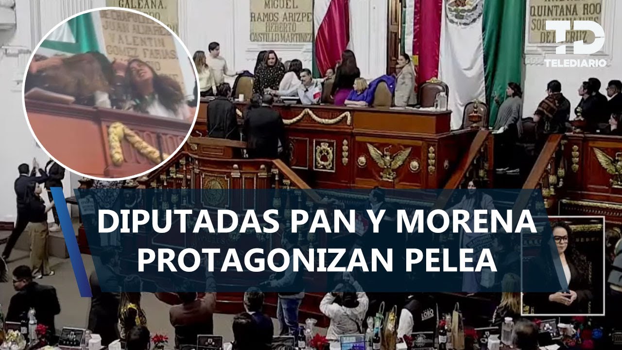 Sesión del Congreso capitalino termina en pelea: diputadas se jalan el cabello