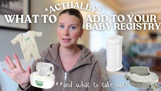 What to *actually* put on your baby registry (and what to ta