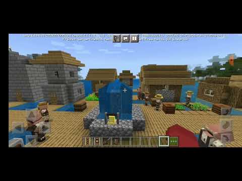 eu criei uma vila diferente #minecraft