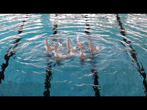 Bayerische Meisterschaft im Synchronschwimmen in Haunstetten