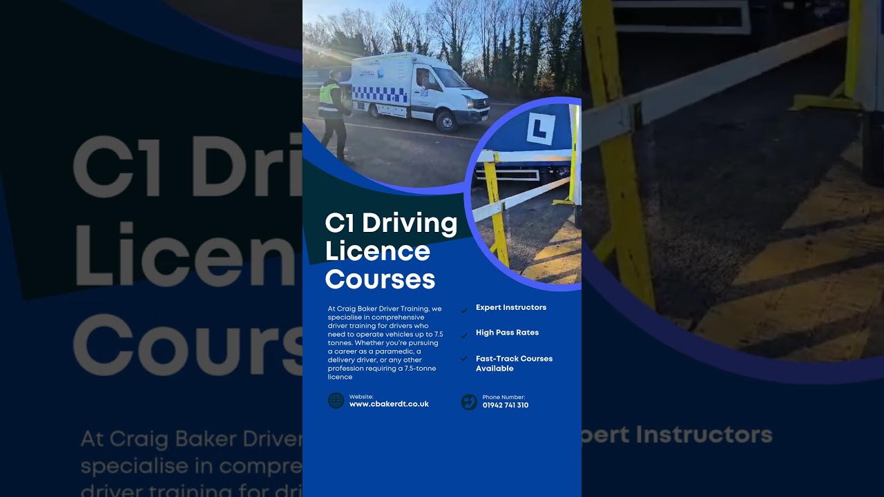 C1 licence training courses from £499