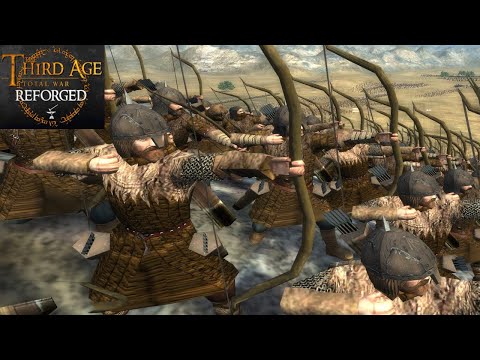 THE ADORN, RIVER IN THE WHITE MOUNTAINS (Siege Battle) - Third Age: Total War (Reforged)