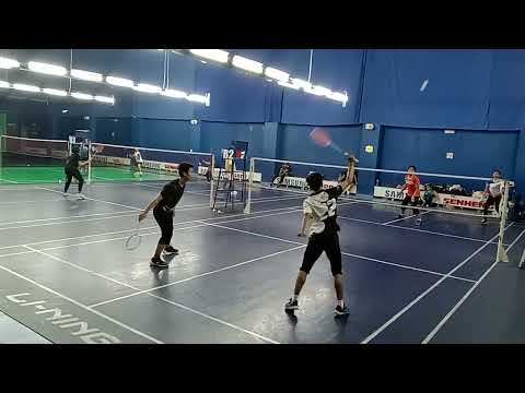 Badminton MuhibbahTeam Men's Double Social Sparring - Aizat / Arham Vs Yik / Kelly
