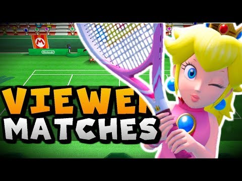 PLAYING VIEWERS! (Mario Tennis Aces) [LIVE]