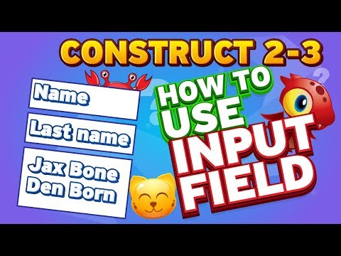 TEXT INPUT, LIST, BUTTON TUTORIAL | CONSTRUCT 2/3 | HOW TO