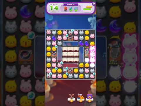 애니팡4 스테이지 95 공략 | Anipang4
