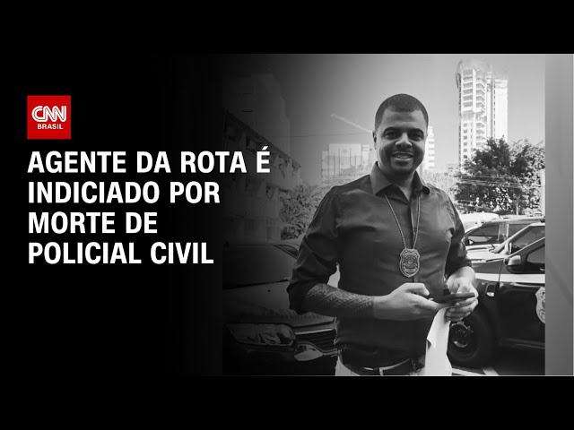 Agente da Rota é indiciado por morte de policial civil | AGORA CNN TARDE