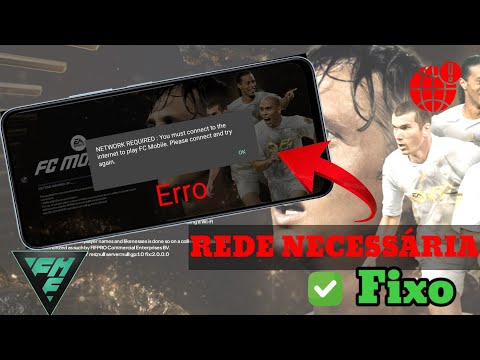 Como corrigir erro de rede necessária no FC Mobile 24 | Problema de rede FC Mobile 2024