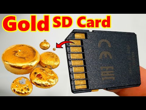 Cómo extraer oro de una tarjeta MicroSD