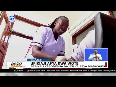 Sekta ya afya yapokea shilingi bilioni 175.5 huku UHC ikipewa msukumo mpya