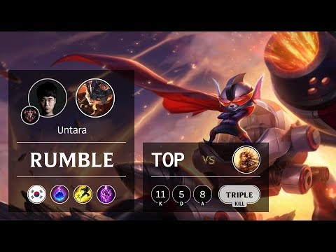 Rumble Top vs Leona - KR Grandmaster Patch 9.19