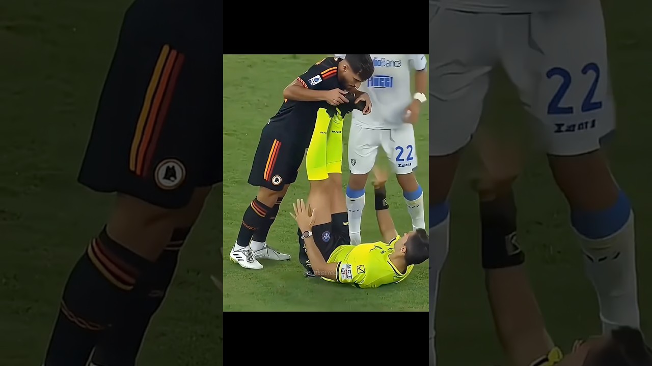 Powerful Moments of Sportsmanship in Football 🤝 #respect #football