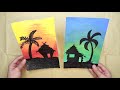 Silhouette Painting for Kids