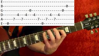 Sleeping Village - Black Sabbath - Guitar Lesson WITH TABS #guitarlesson #guitarlessons