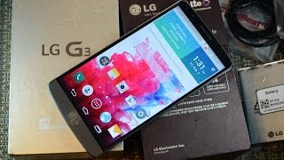 Распаковка LG G3 в топовой комплектации для Южной Кореи (F400L) (unboxing)