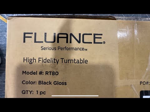 Unboxing and Assembly of Fluance High Fidelity Turntable RT-80