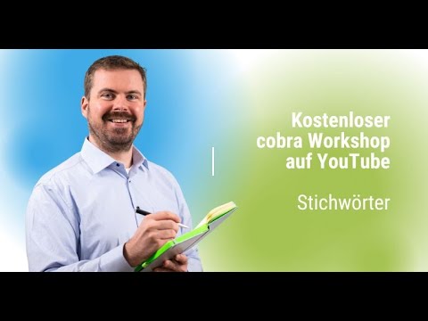 Kostenlose Schulung zum Thema Stichwörter in cobra ADRESS PLUS und cobra CRM