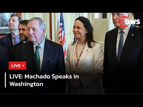 LIVE: Venezuelan Leader Maria Corina Machado Holds Press Briefing in DC | AC1F