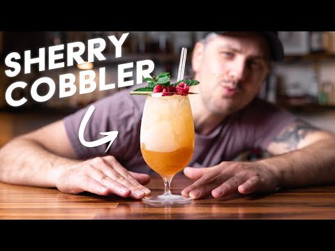 CRUSH an icy classic: Sherry Cobbler - an easy summer drink!
