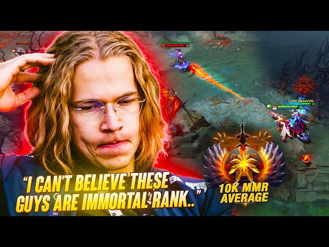 Topson in a 10K MMR-AVERAGE SEA Ranked Game