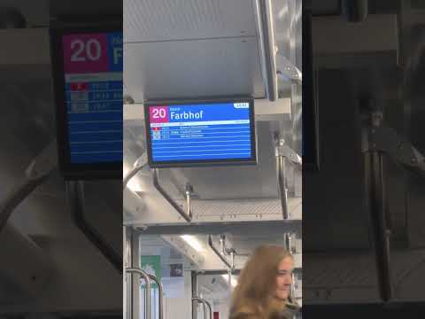 Limmattalbahn line 20 in schlieren Zentrum Bahnhof nach Bahnhof altstetten