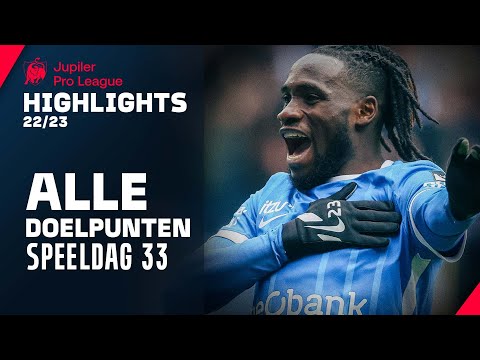 ALLE DOELPUNTEN ⚽🌟 Jupiler Pro League Highlights GD33