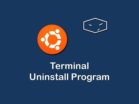terminal uninstall program in ubuntu