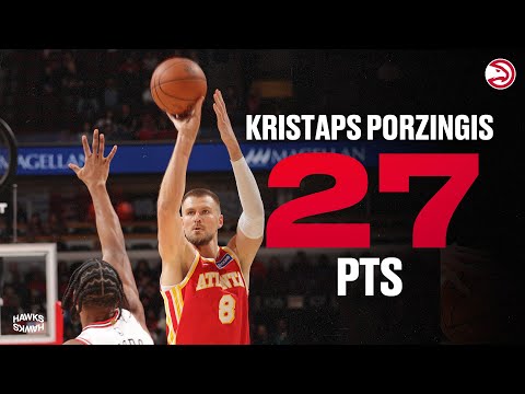 Kristaps Porzingis drops 27 points in return to Hawks lineup