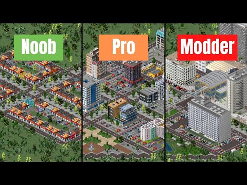 Noob vs Pro vs Modder - Building an office district - Strycedar