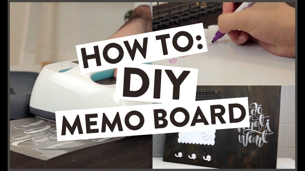 How To: DIY Memo Board | Cricut Iron On Designs