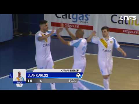 Gol Juan Carlos (1-0) Catgas Energía - Ríos Renovables Zaragoza. J30, 1Div. LNFS