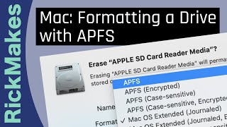 Mac: Formatting a Drive with APFS