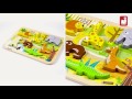 Miniature vidéo 7-teilige Holzmulde: Chunky Puzzle Zoo 