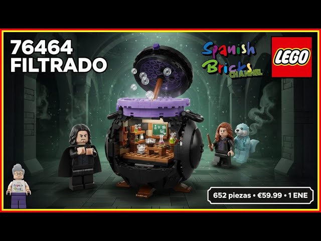 Vídeo relacionado con LEGO Harry Potter Caldero: Aula de Pociones Secretas - Decoración para el Dormitorio - Juguete de Colección - Minifiguras de Patronus, Hermione y Snape - Regalo para Niñas y Niños de 10+ Años - 76464