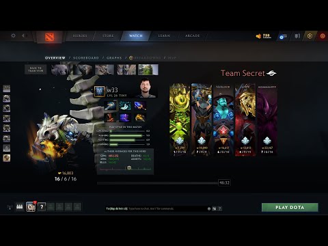 dota2mid w33 Tiny - Nigma vs Secret - ESL Germany2020