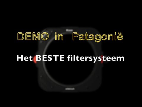 Kase Armour filtersysteem :  Demo in Patagonië.