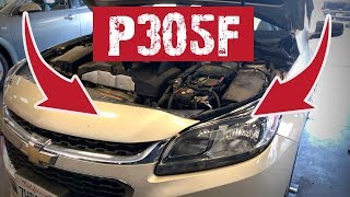 ✅2014-2016 Chevy Malibu Check Engine Light ON P305F