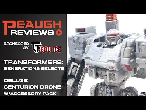 Video Review: Transformers Generations Selects - Deluxe CENTURION DRONE w/ Accessory Pack