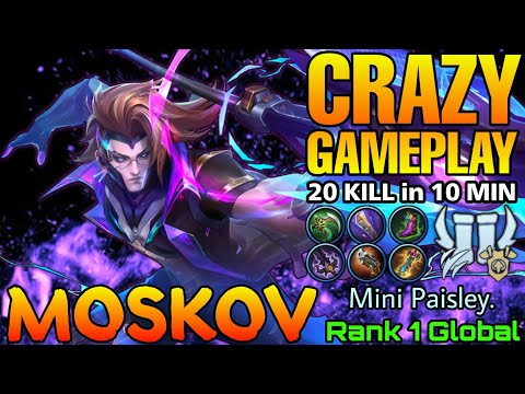 20 Kills In 10 Minutes Moskov WipeOut All - Top 1 Global Moskov by Mini Paisley. - Mobile Legends