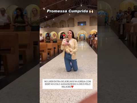 Emocionante esse vídeo 🙏 #fé #jesus #catolico #igrejacatolica #milagres #oração #amor #freigilson