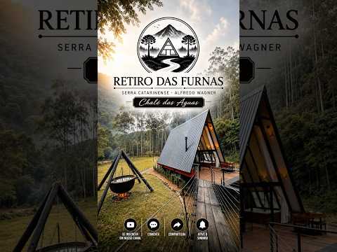 RETIRO DAS FURNAS: UM CHALÉ EXCLUSIVO ENTRE RIOS E CACHOEIRAS NA SERRA CATARINENSE!CHALÉ DAS ÁGUAS