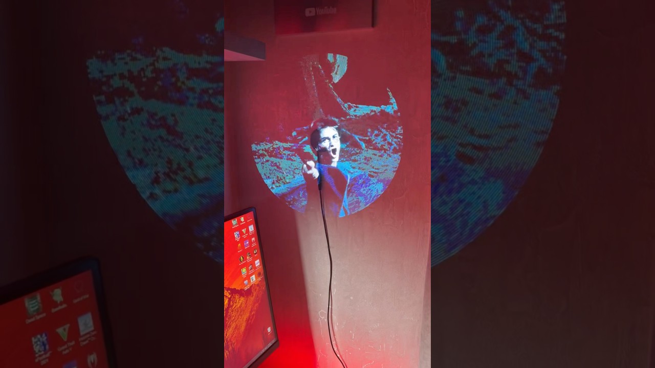 3D Hologram Fan Unleashed #3d #hologram #led #ledlights #shorts