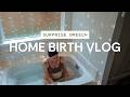 HOME BIRTH VLOG Surprise Breech Water Birth