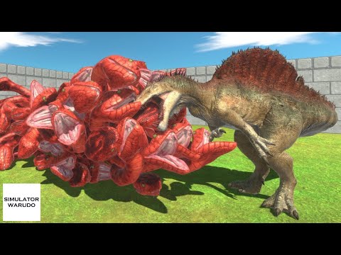 100 Heads Titanoboa vs ALL Units Animal Revolt Battle Simulator