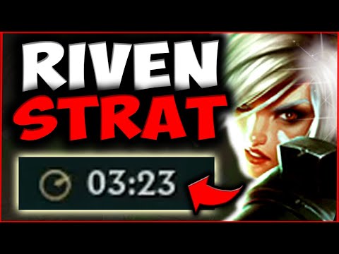 RIVEN HOW TO WIN FULL GAME IN 3 MINUTES! (1V5 STRATEGY) - S10 RIVEN GAMEPLAY (Season 10 Riven Guide)