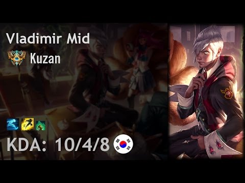 Vladimir Mid vs Twisted Fate - Kuzan - KR Challenger Patch 6.20