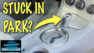 Stuck in Park 2007 to 2014 Chrysler 200 or Sebring & Avenger (EP 235) Park override