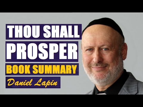 Book Summary: Thou Shall Prosper by Daniel Lapin Part 1  #ThouShallProsper